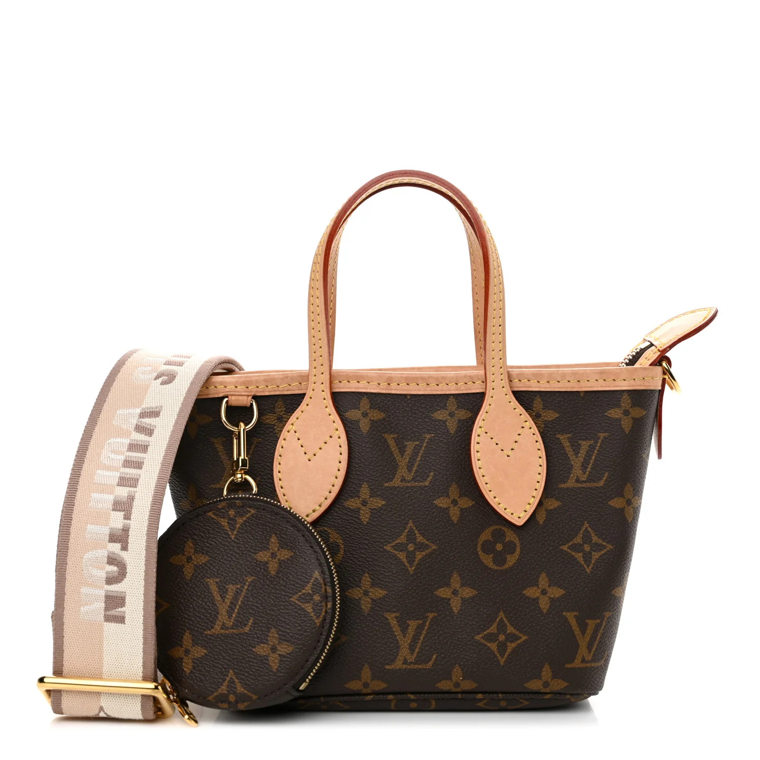 Monogram Neverfull BB Beige | FASHIONPHILE (US)