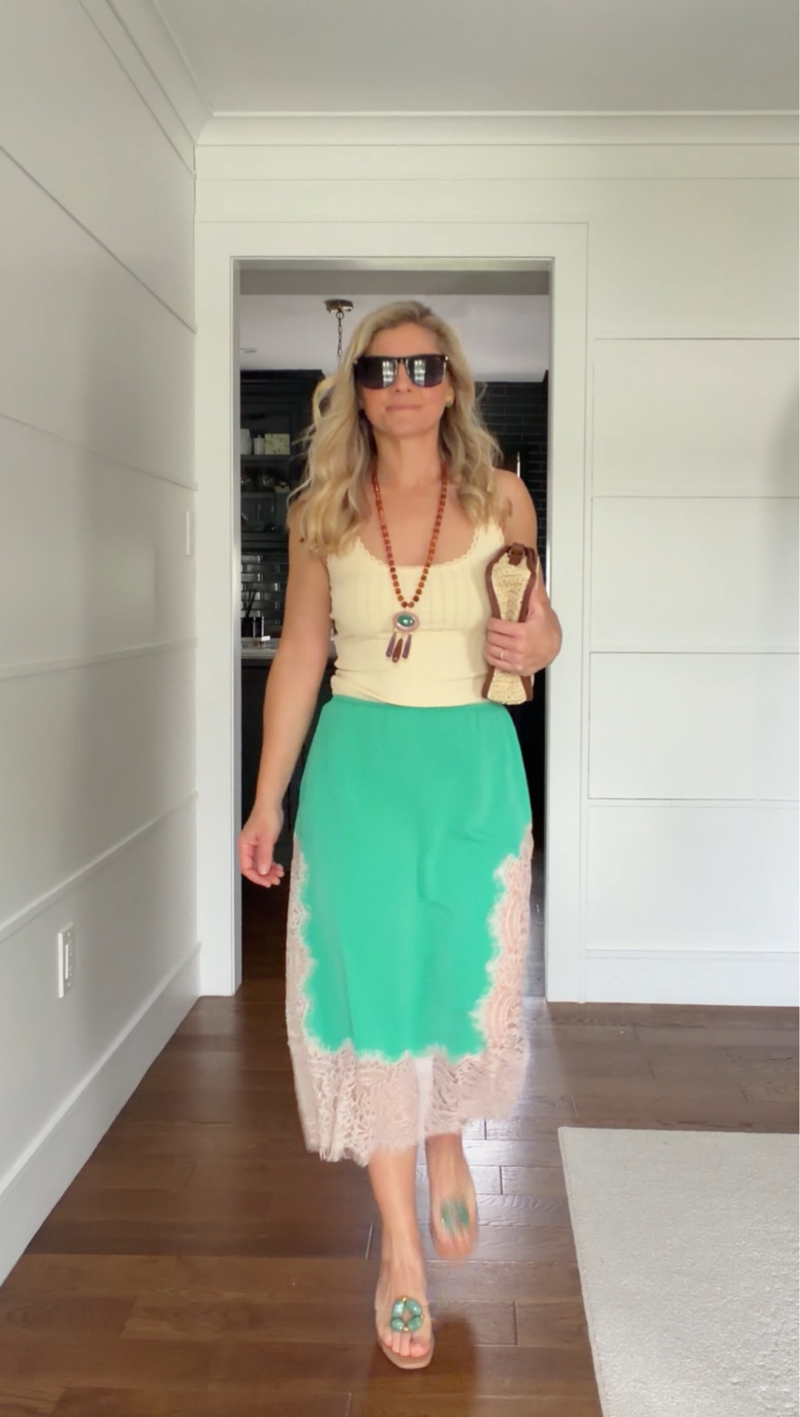 Simple pieces, elevated feel ☀️

A fitted tank paired with this statement skirt is one of my favorite ways to create an effortless but polished look. Easy to wear, but it still feels styled.

I kept my signature accessories the same, statement necklace, raffia clutch, and these heels, so everything mixes seamlessly with the rest of my outfits.

This is how I pack for vacation. A few standout pieces, a few basics, and everything works together.

Easy formula: fitted tank + statement skirt + signature accessories = effortless elevated outfit.

#LTKSeasonal #LTKootd #LTKMothersDay