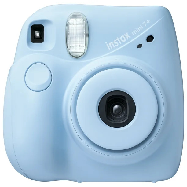Fujifilm INSTAX Mini 7+ Bundle (10-Pack film, Album, Camera Case, Stickers), Light Blue | Walmart (US)