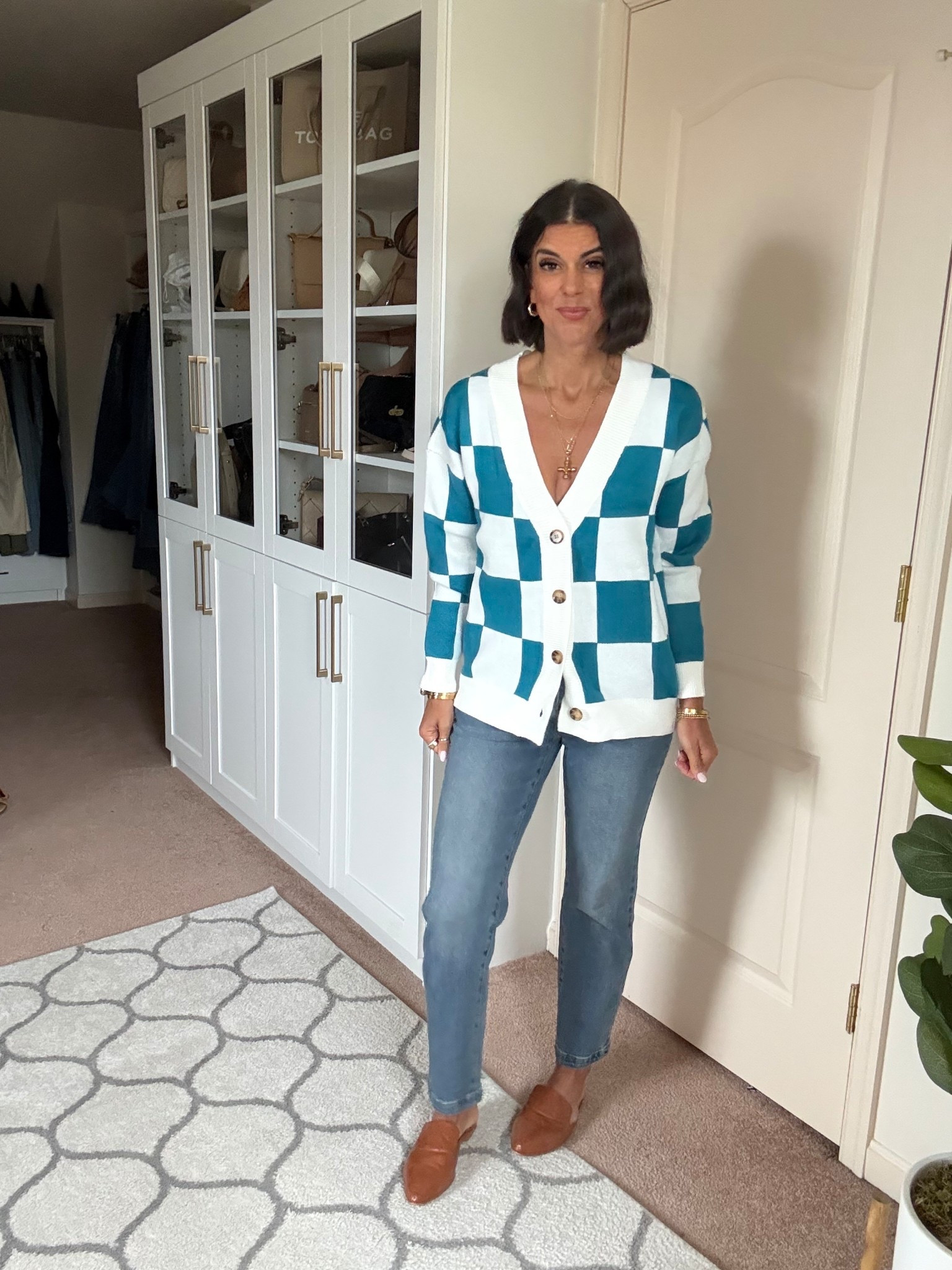 Size small in sweater size 2 in jeans 

#LTKSeasonal