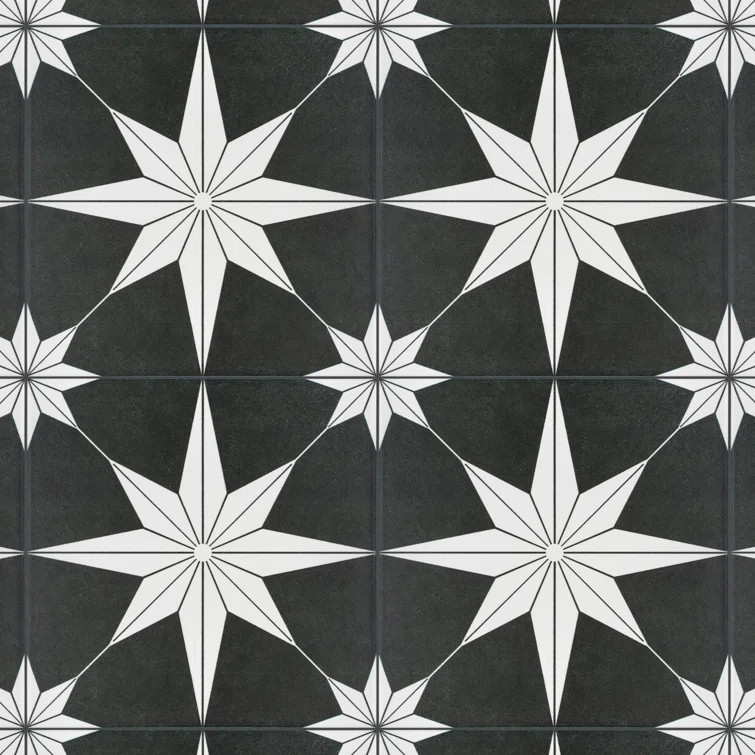 Stella 10" x 10" Porcelain Wall & Floor Tile | Wayfair North America