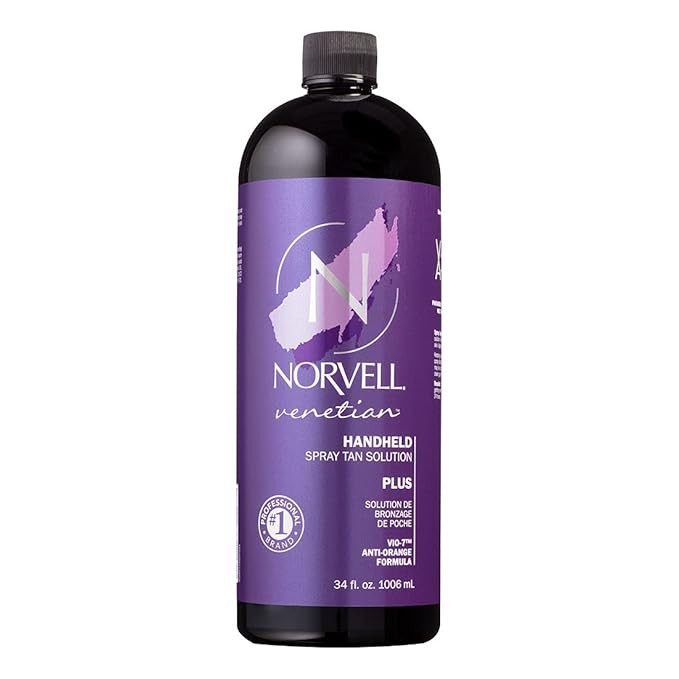 Norvell Premium Professional Sunless Tanning Spray Tan Solution - Venetian Plus, 1 Liter | Amazon (US)