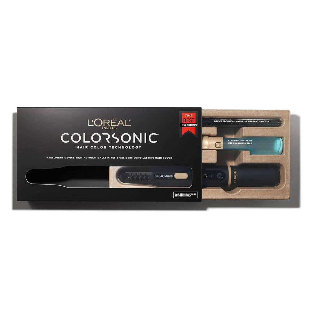 L'Oreal Paris Colorsonic Permanent Hair Dye Coloring Device for Root Touch Up, All Over Color, an... | Amazon (US)