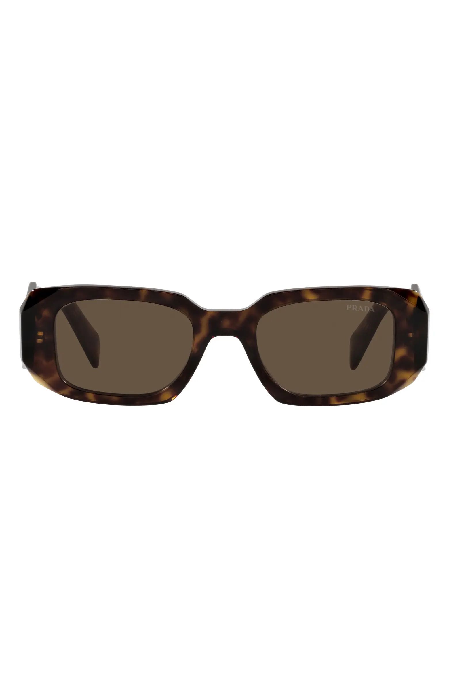 Prada Runway 49mm Rectangular Sunglasses | Nordstrom | Nordstrom