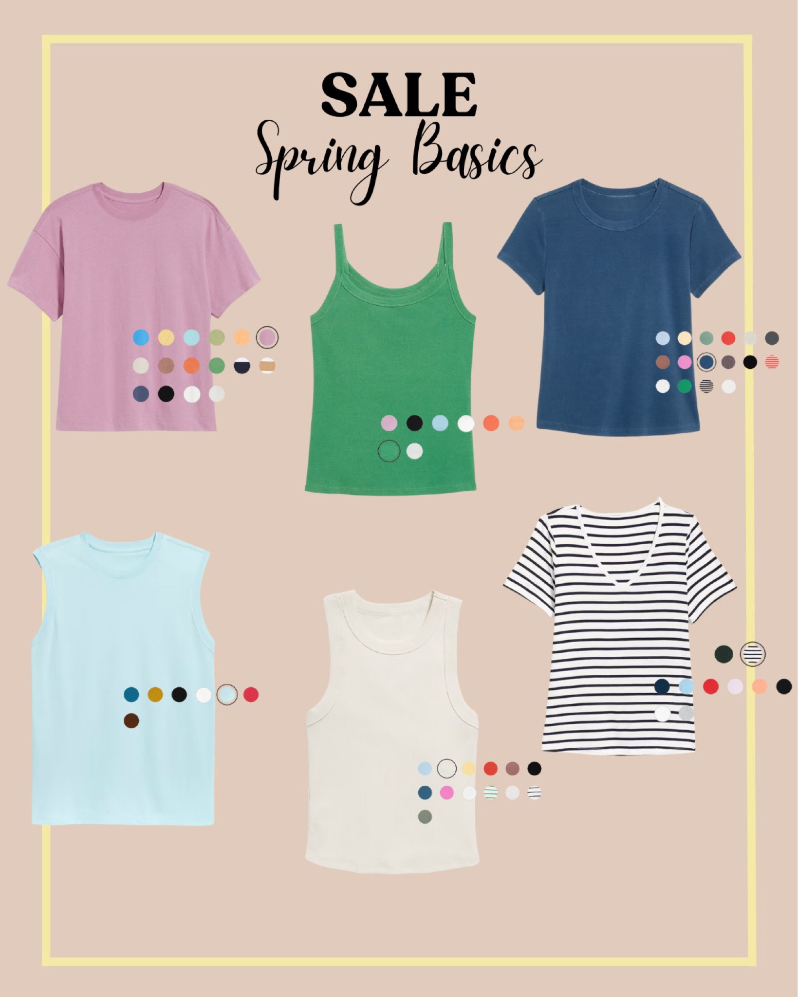 Great spring basics on SALE!! 

#LTKSaleAlert #LTKFindsUnder50 #LTKStyleTip