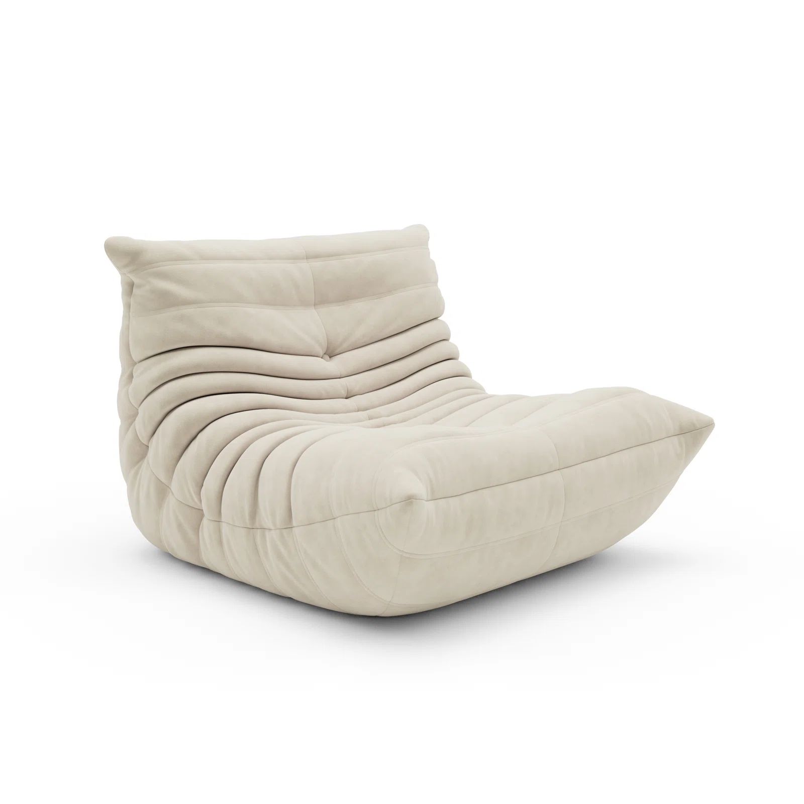 Suede Armless Bean Bag Chair & Lounger | Wayfair Professional