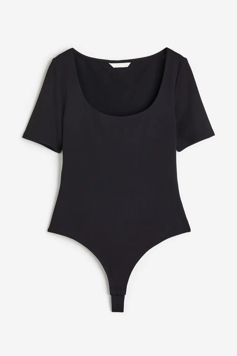 Short-sleeved thong body | H&M (UK, MY, IN, SG, PH, TW, HK)