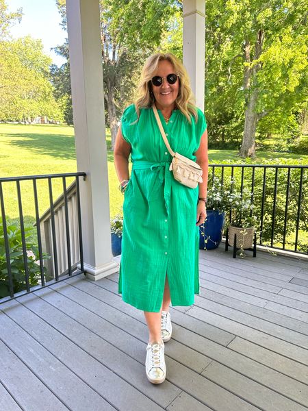 Oh this dress is going fast! I’m in a large. See if you can grab your size. There’s an extra % off. Sharing a few other green dresses too. 

The bag is so cute! 20% off this weekend with code JUNE20

Summer dress crossbody 

#LTKMidsize #LTKOver40 #LTKFindsUnder50