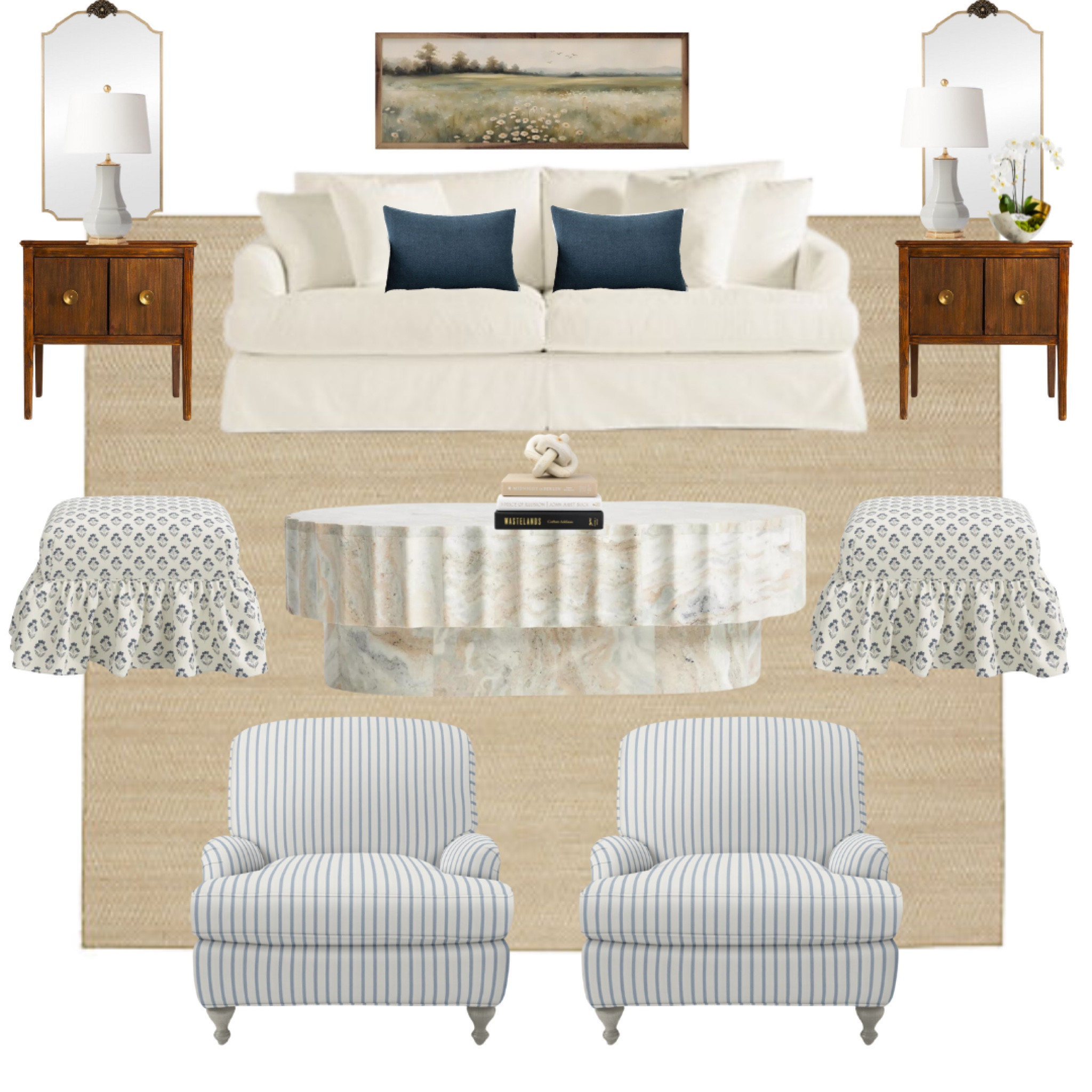 Nancy meyers inspired coastal living room 

#LTKHome