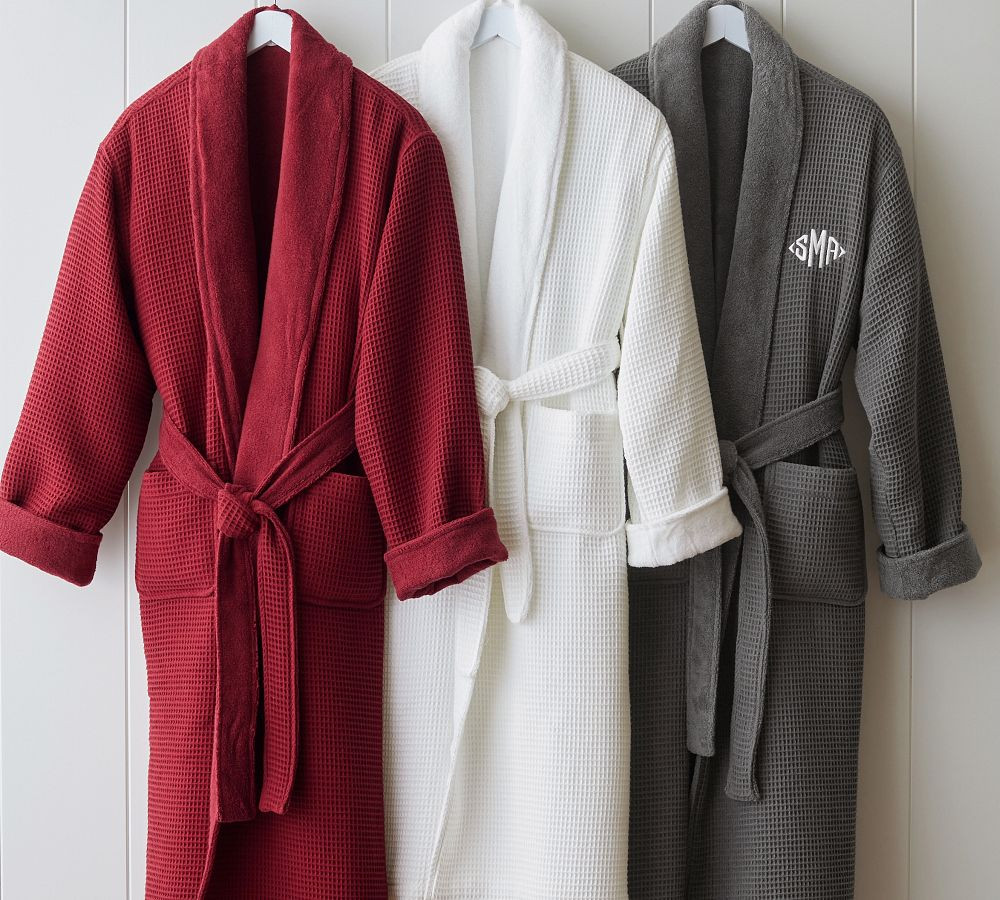 Waffle Weave Resort Robe | Pottery Barn (US)