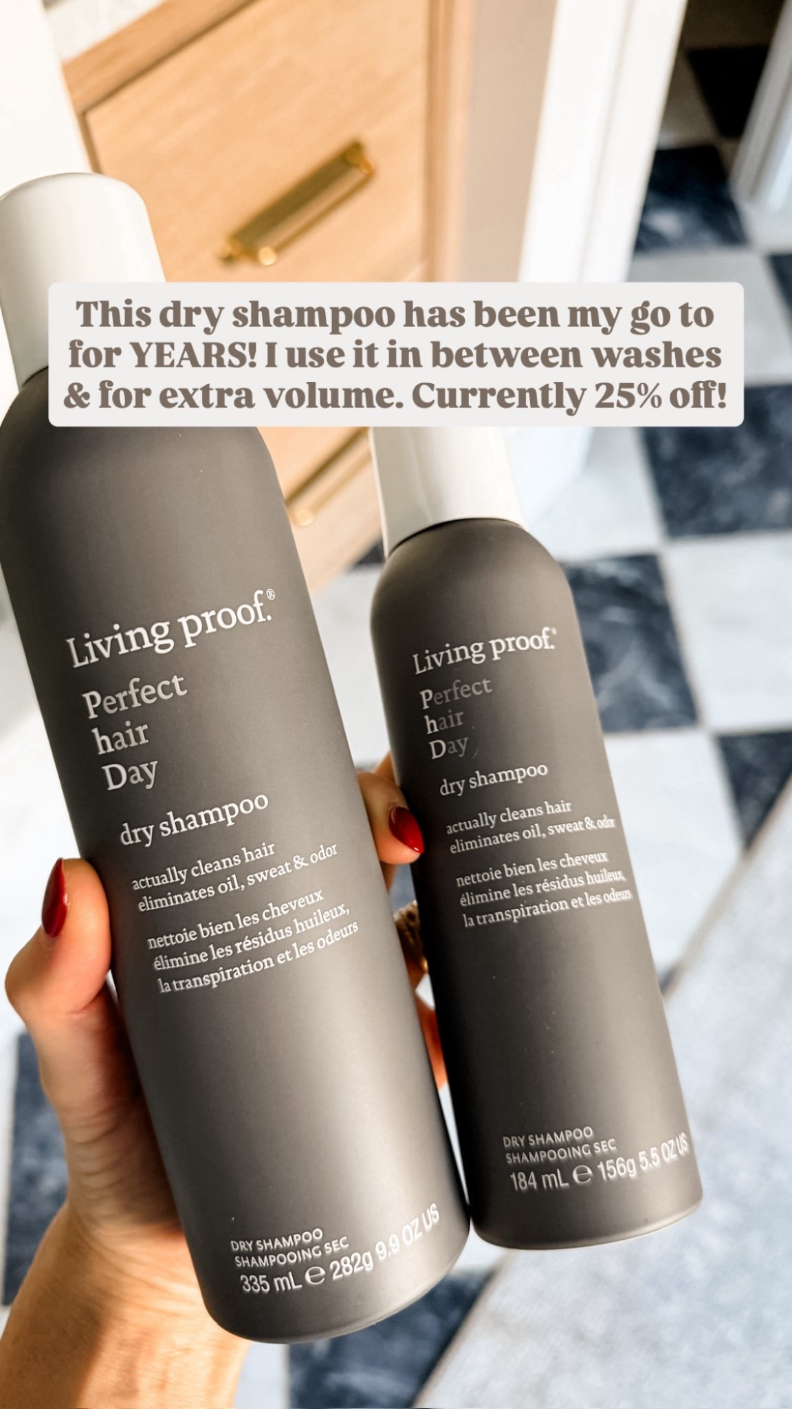 My favorite dry shampoo that I have used for years! It’s truly the best & currently on sale!

Loverly Grey, dry shampoo, beauty, Black Friday, Amazon 

#LTKBeauty #LTKCyberWeek