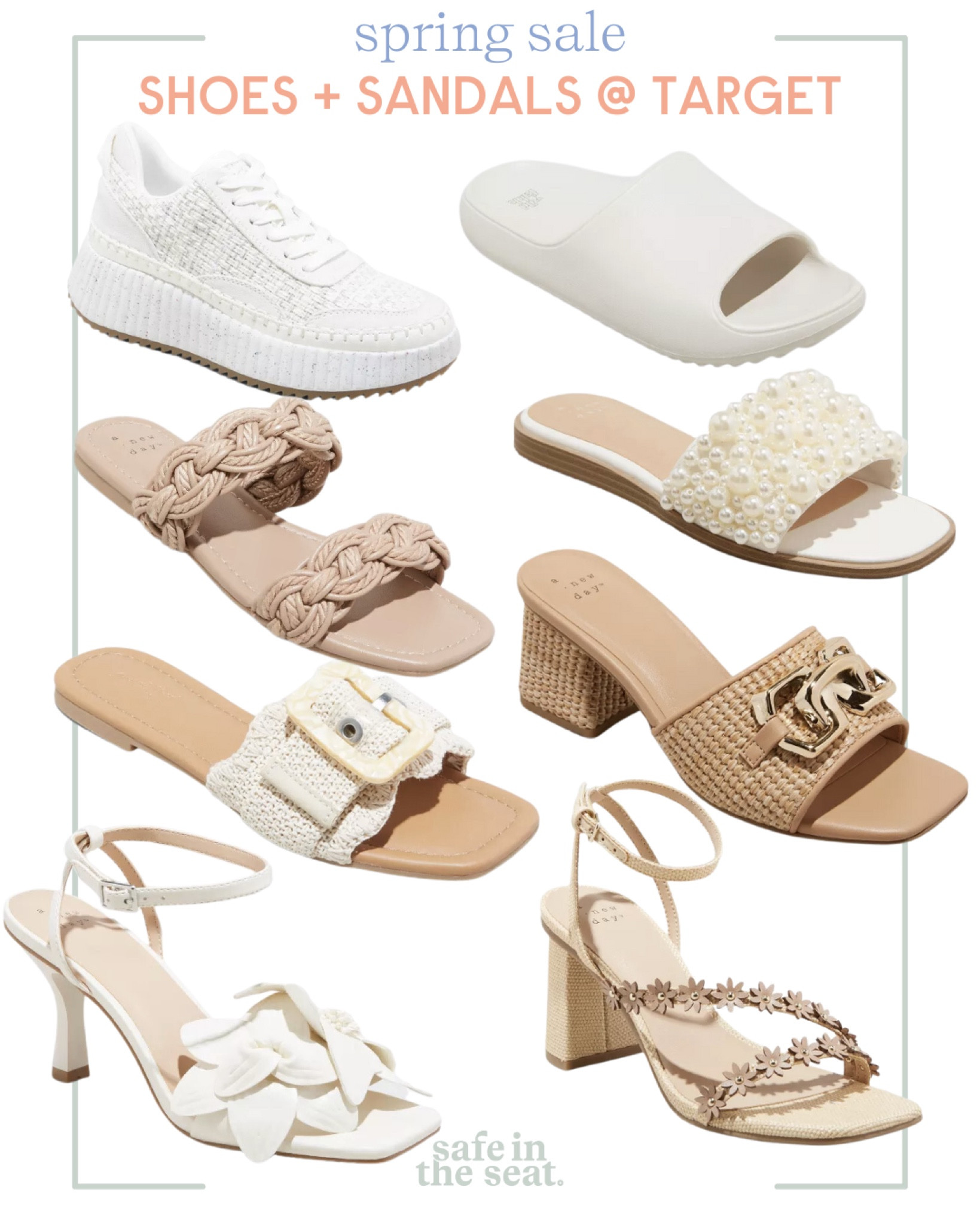 The cutest women’s spring sandals and shoes on sale at Target! 

#LTKSpringSale #LTKshoecrush #LTKfindsunder50