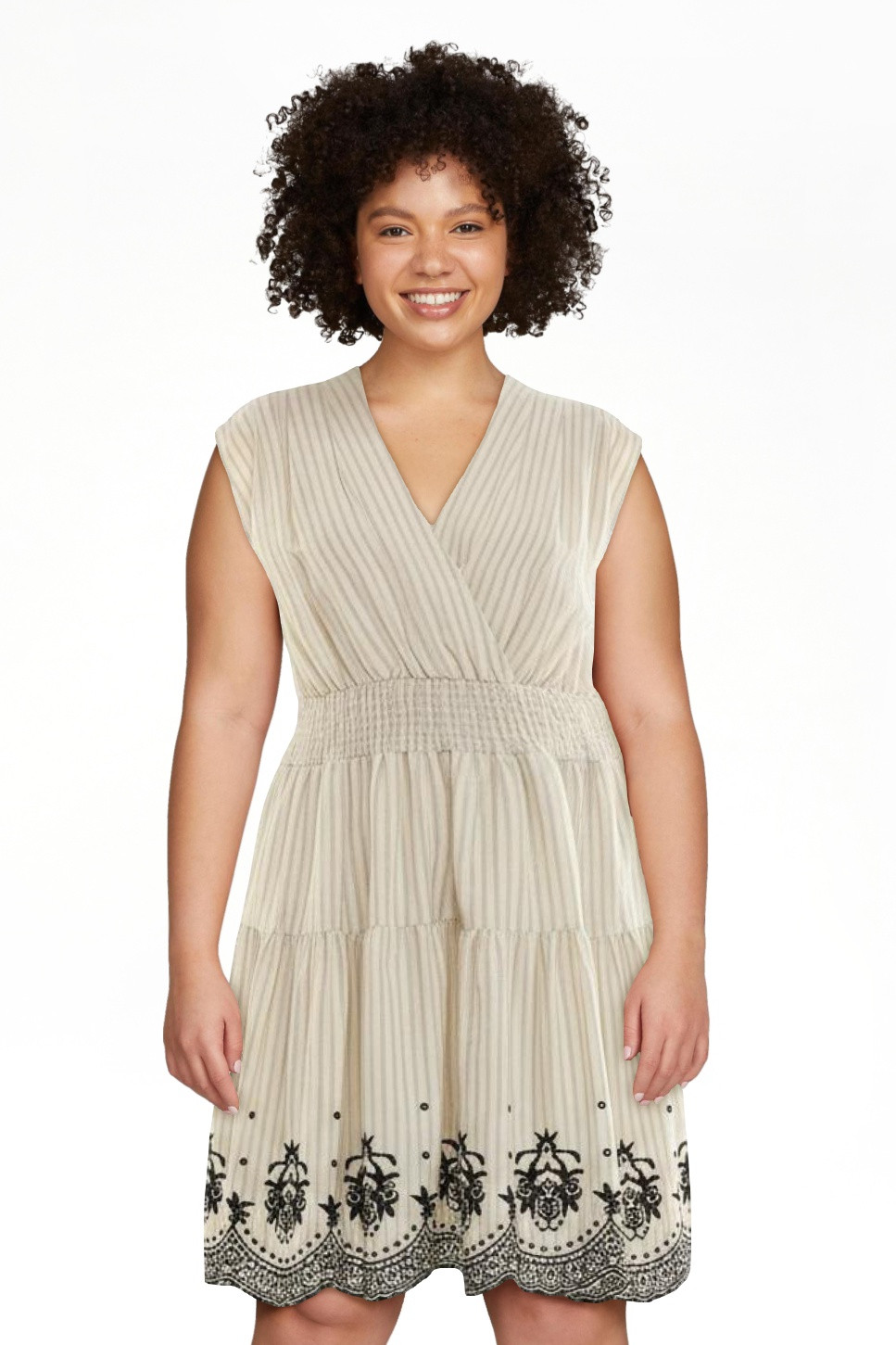 Nanette Nanette Lepore Tiered Mini Dress With Embroidery | Walmart (US)
