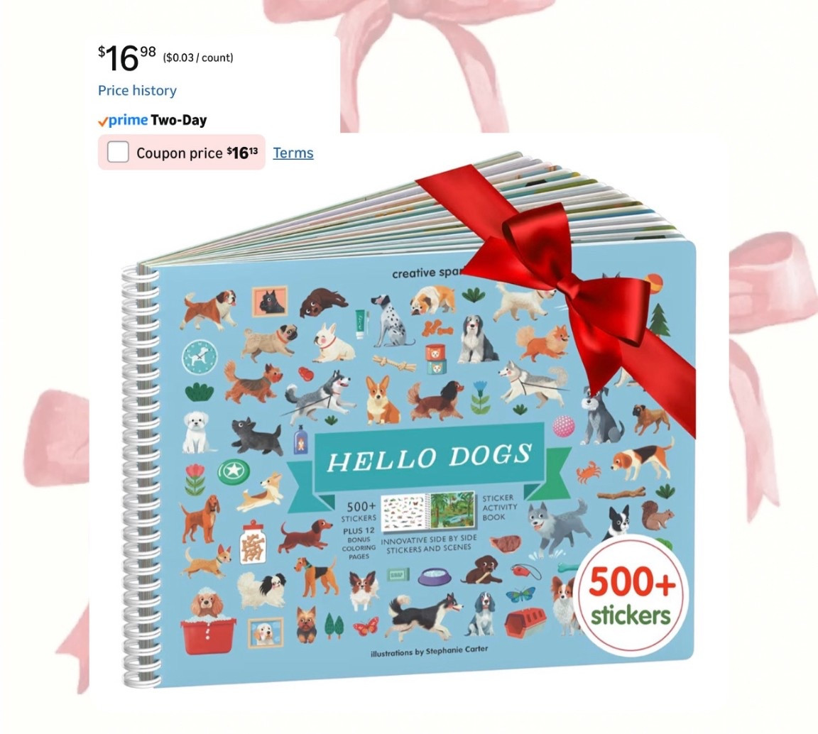 Dog sticker book 🐾