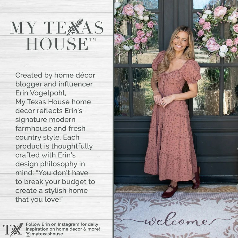 My Texas House Plaid 11-Piece Comforter Set with Sheets, Taupe, Queen | Walmart (US)