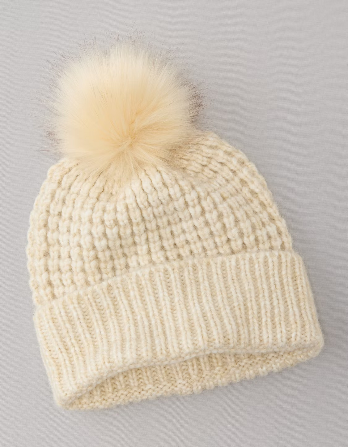 AE Waffle Pom Beanie | American Eagle Outfitters (US & CA)