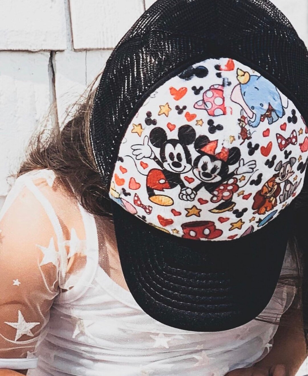 Disney Mash up Minky Front Trucker Hat Kids Trucker Hat - Etsy | Etsy (US)