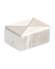 Marble Box With Inlay | TJ Maxx
