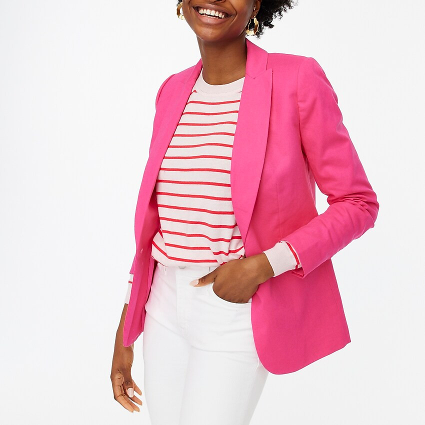 Factory: Linen-cotton Holland Blazer For Women | J.Crew Factory