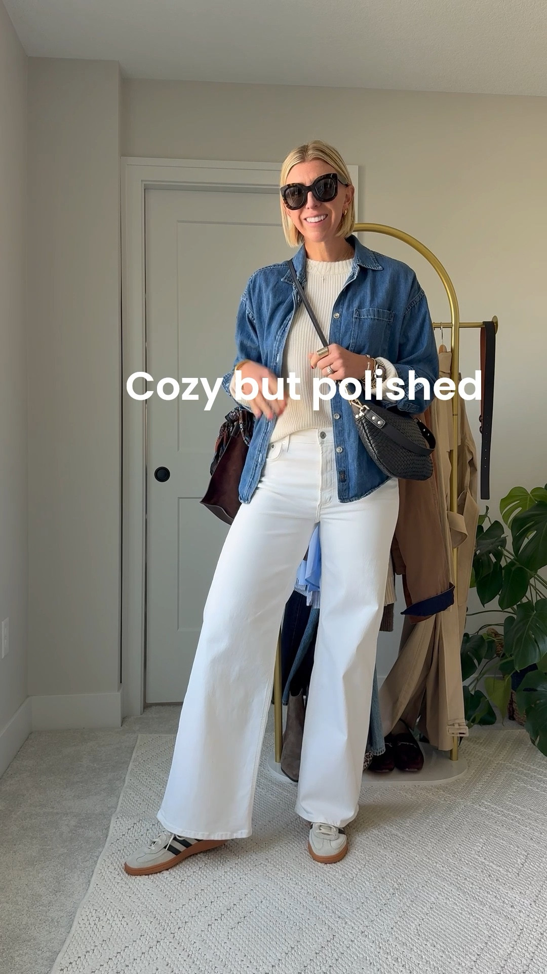 Fall capsule outfit: Casual errands → elevated, not sloppy

I linked a similar denim shirt to mine below. I love the oversize fit. Wearing my true to size 28 in these incredibly soft and comfortable white wide leg jeans.

#LTKOver40 #LTKStyleTip #LTKSeasonal