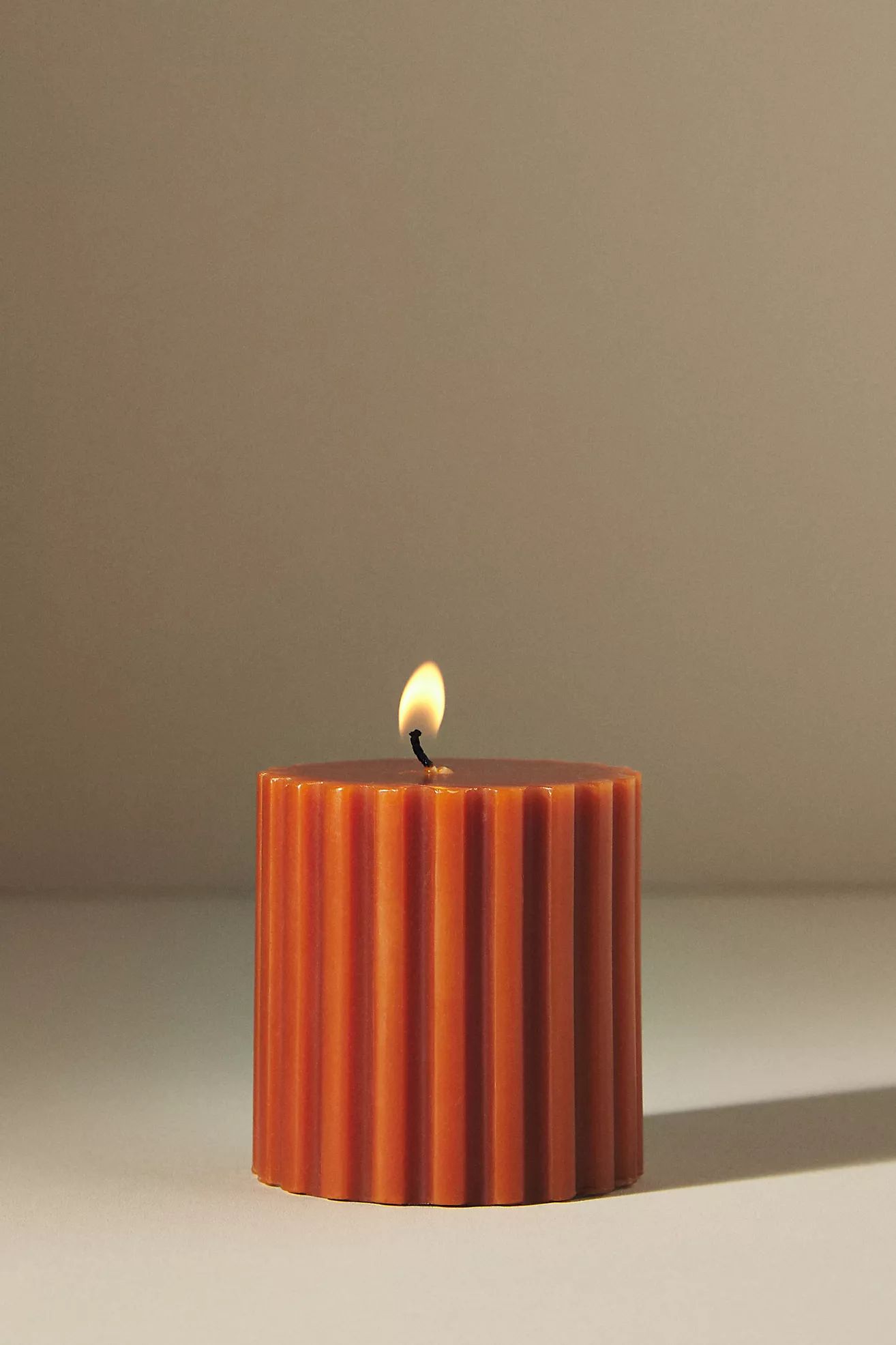 Tonal Pillar Candle | Anthropologie (US)