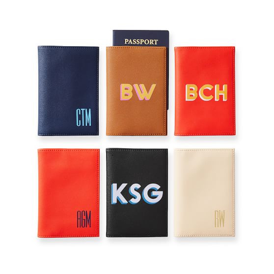 Fillmore Vegan Leather Passport Case, Foil Debossed | Mark and Graham | Mark and Graham