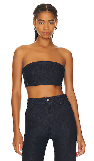 Lilah Denim Tube Top in Beverly Hills | Revolve Clothing (Global)