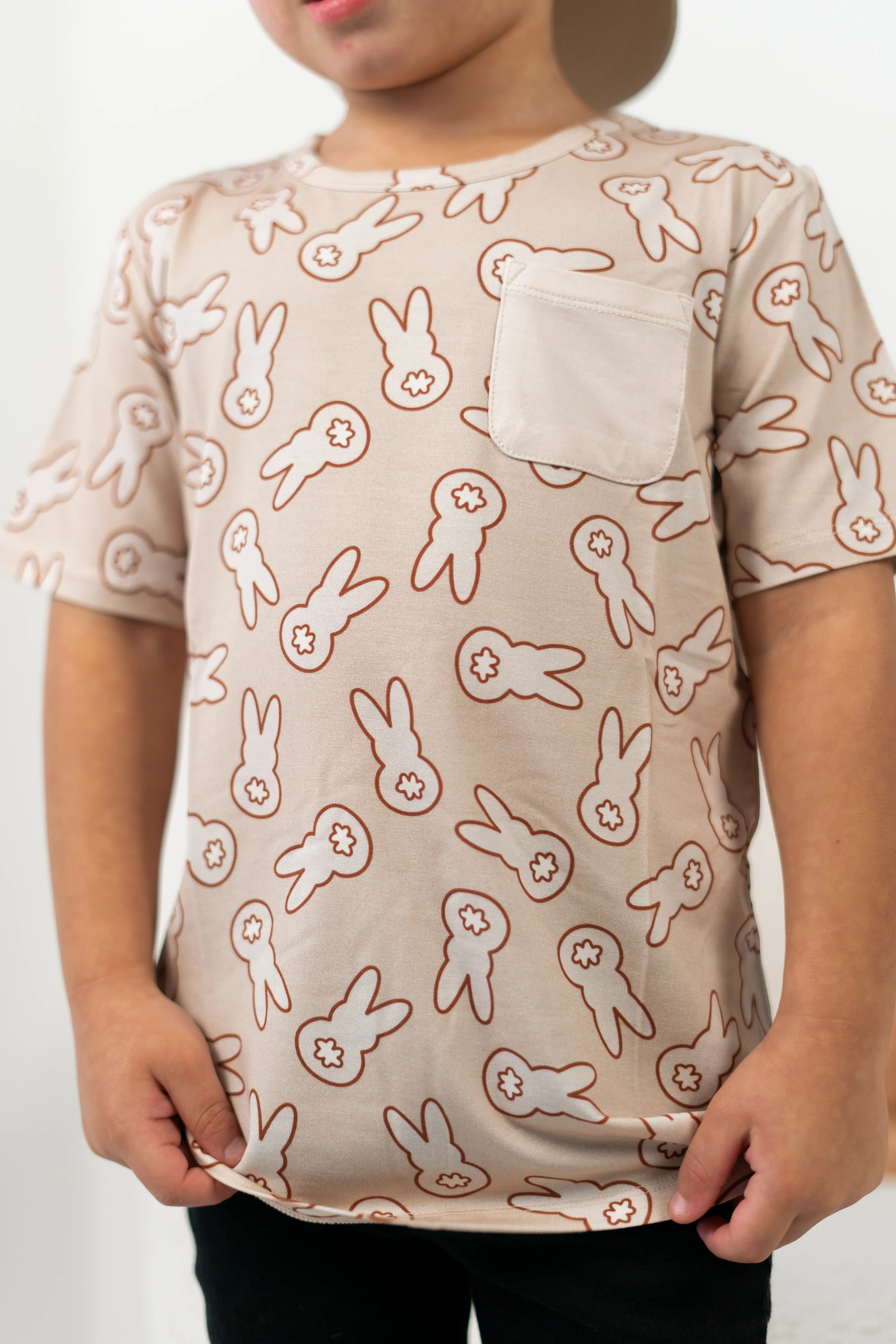 BUNNY TAILS DREAM POCKET TEE | Dream Big Little Co.