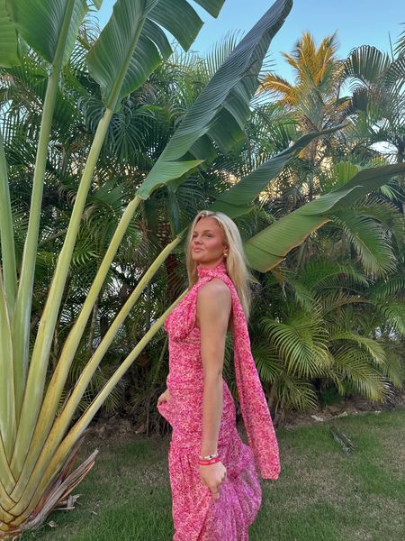 Pink dress, dress with scarf, pink maxi dress, summer maxi dress, summer dinner dress, beach dress, vacation dresses, vacation outfit inspo, outfits for the beach

#LTKstyletip #LTKparties #LTKeurope