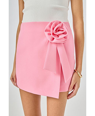 Women's Corsage Mini Skirt | Macy's