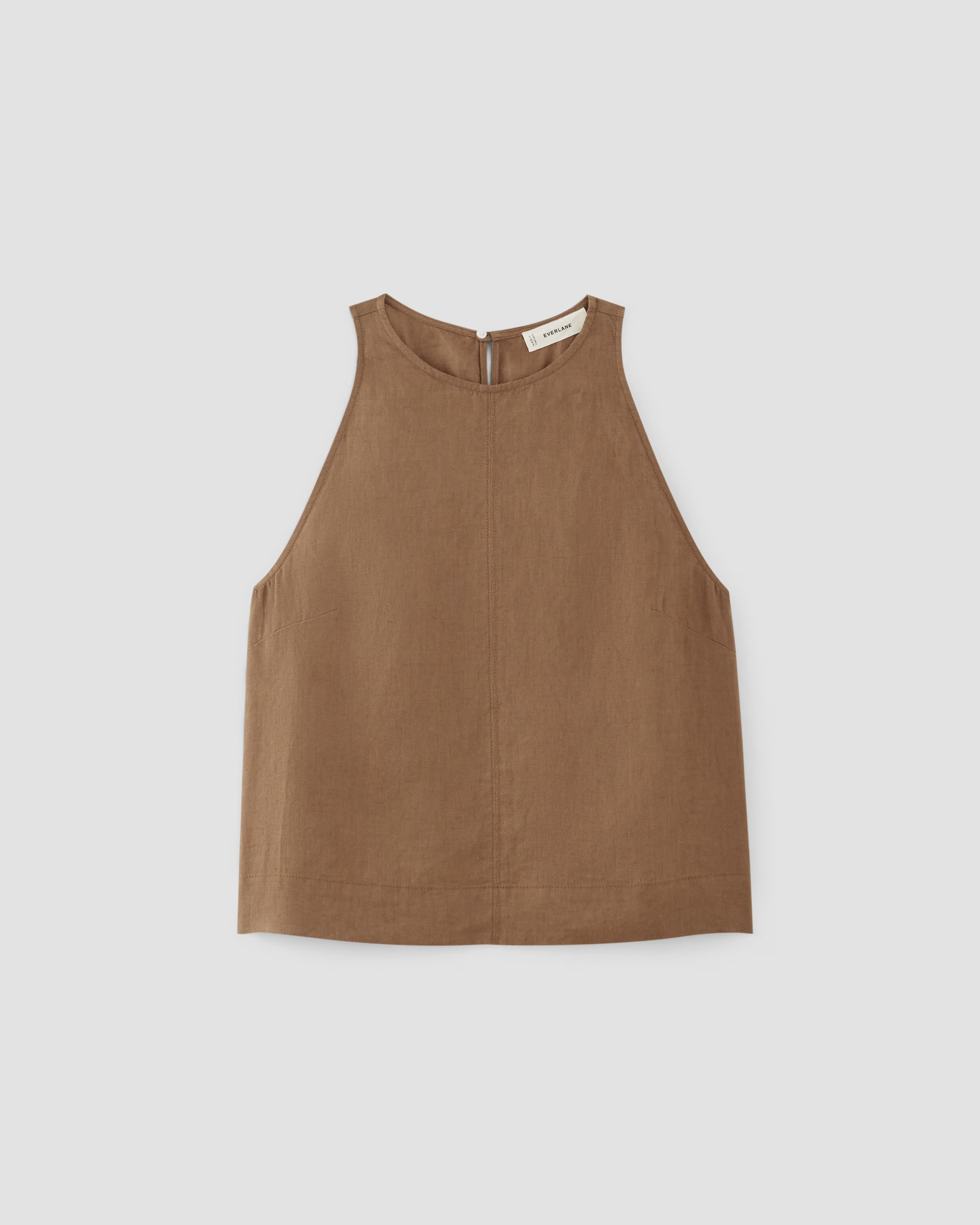 The Linen High-Neck Tank | Everlane