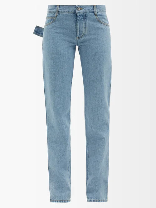 Bottega Veneta - Straight-leg Jeans - Womens - Light Denim | Matches (US)