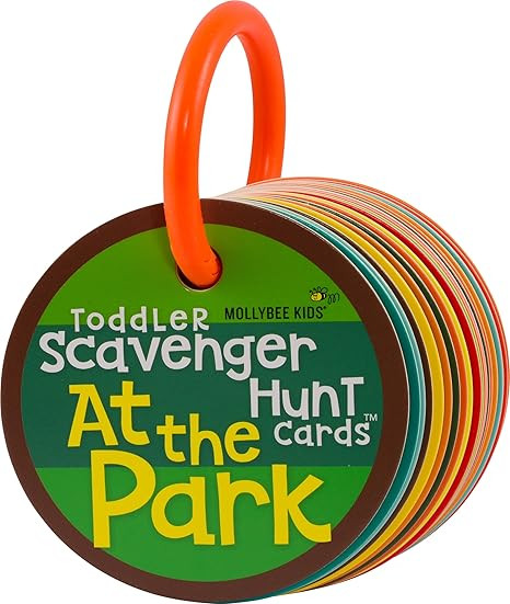 MOLLYBEE KIDS Toddler Outdoor Scavenger Hunt Cards at The Park, Toddler Games, Gifts for Ages 2, ... | Amazon (US)