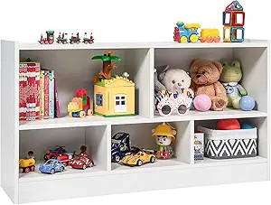Costzon Toy Storage Organizer for Kids, 5-Section School Classroom Storage Cabinet for Organizing... | Amazon (US)