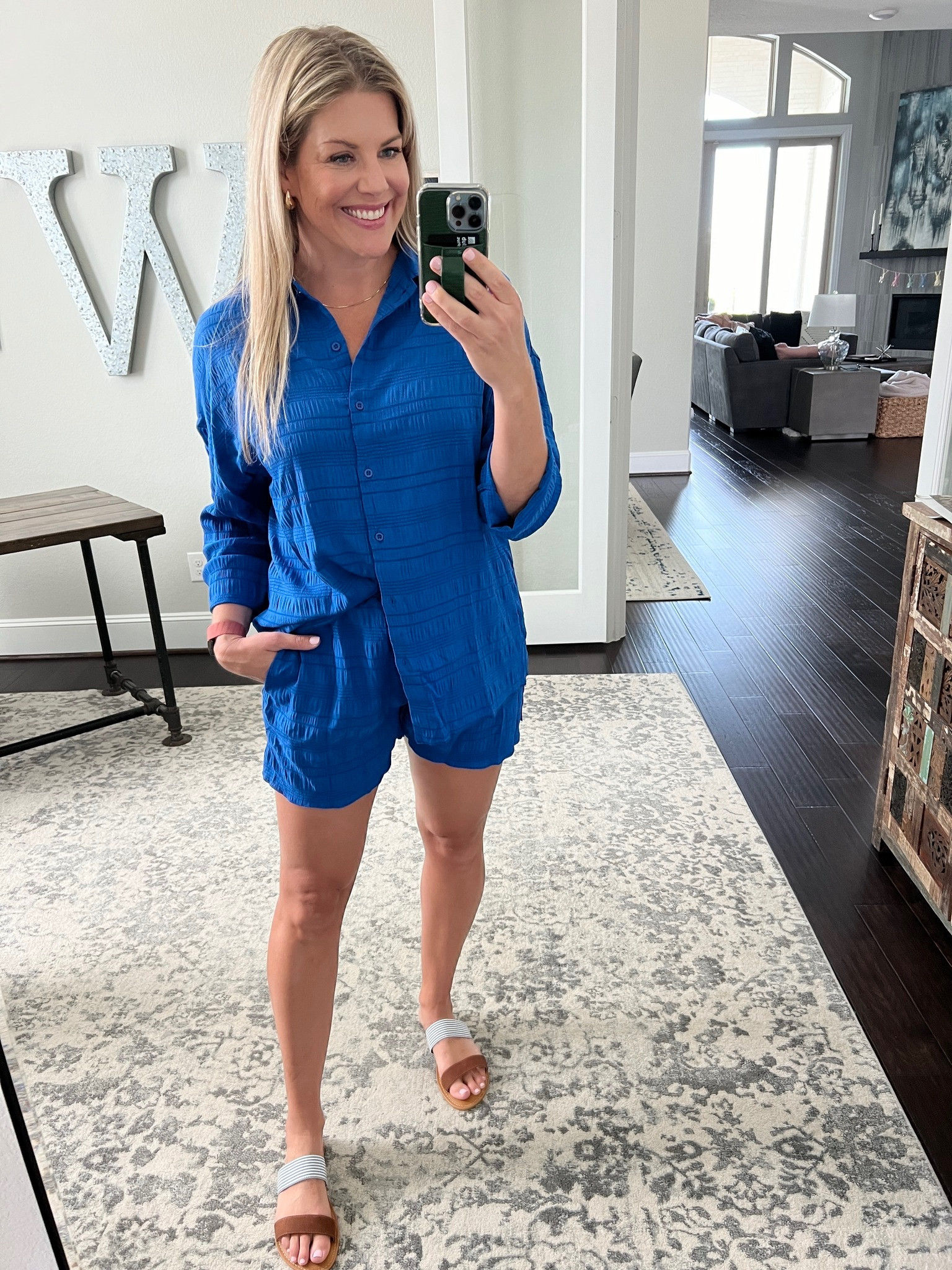 Casual Fourth of July look

Summer outfit  summer set  women's summer set  women's summer fashion  summer sandals  summer vacation outfit  fit momming

#LTKStyleTip #LTKSeasonal