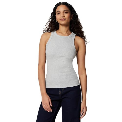 Amazon Essentials Women's Slim-Fit High Neck Ribbed Tank | Amazon (US)
