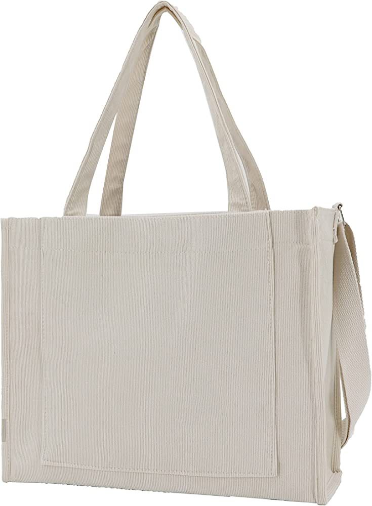 Tote Bag Women Aesthetic Corduroy Bags Cross body Bag Purse for Women Mini Travel Bags Handbags Ever | Amazon (US)