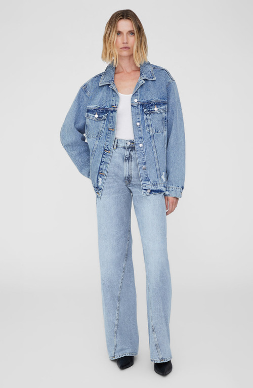 ANINE BING Rory Jacket in Vintage Blue at Nordstrom, Size Small | Nordstrom