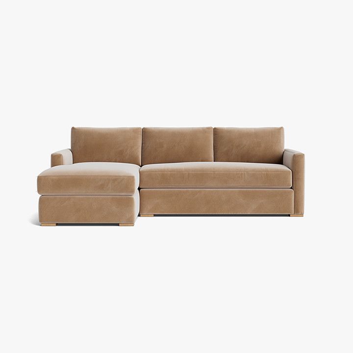 Macy Upholstered Chaise Sectional | McGee & Co.