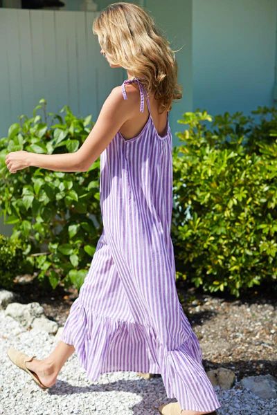 India Sundress - Lavendula Stripe | Emerson Fry