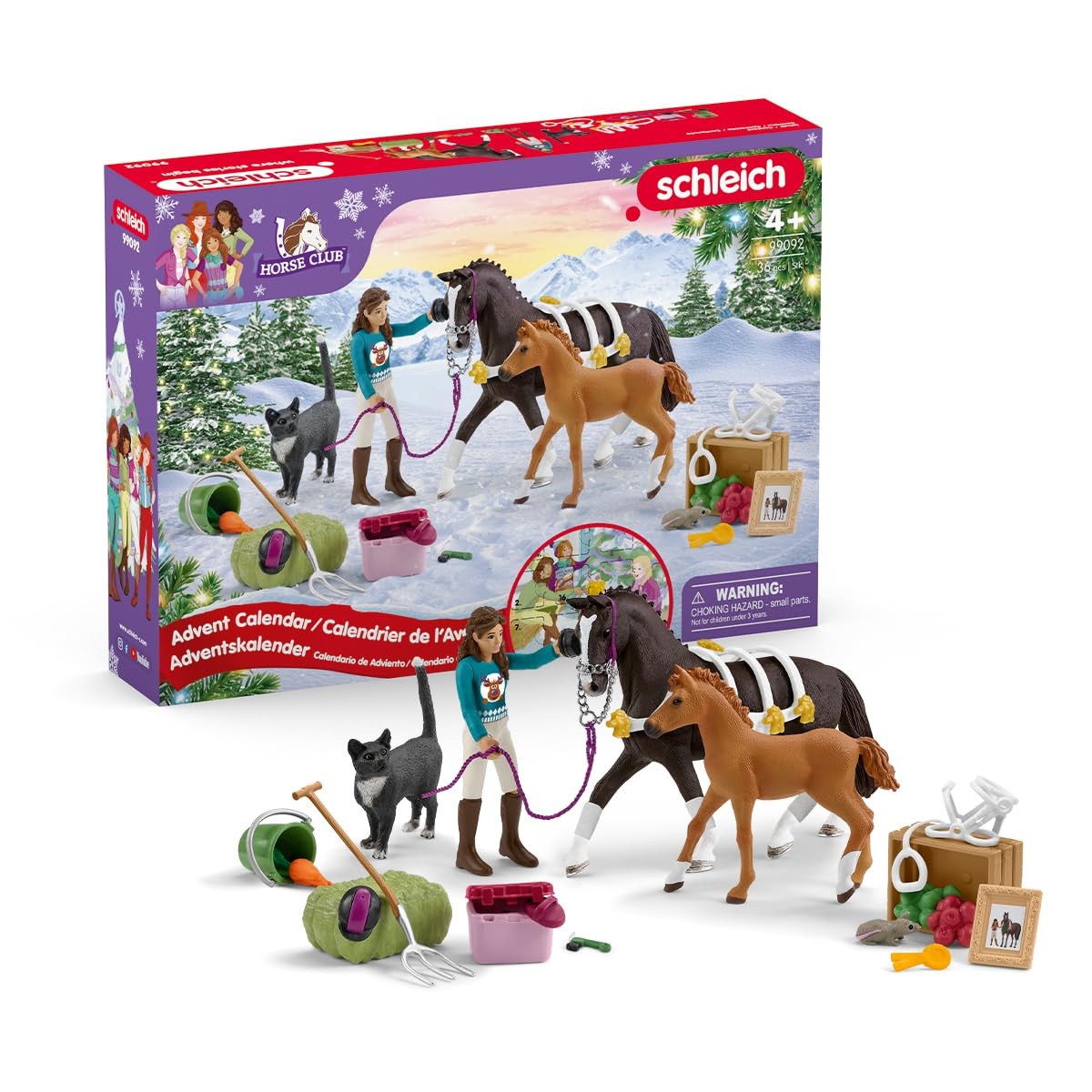 Schleich Horse Club - Horse Club Advent Calendar: Sofia's Winter Surprise - 36 Toys Including Pos... | Amazon (US)