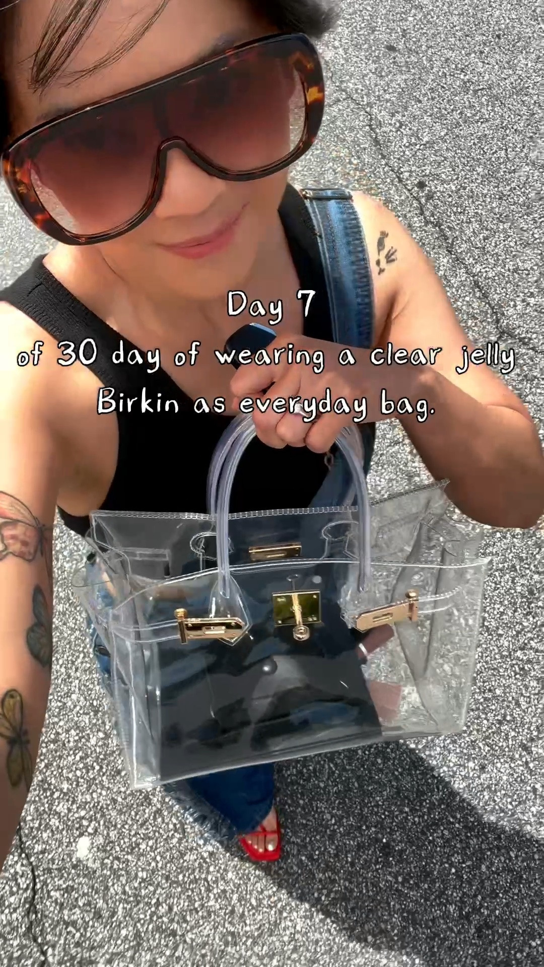 Day 7 of using my clear jelly Birkin-inspired bag as my everyday bag! I got it from TikTok Shop, but since I’m not part of the TikTok Affiliate Program yet, I can’t link the exact bag. I’ll do my best to share the closest alternatives for you instead! ✨👜

#LTKHome #LTKootd