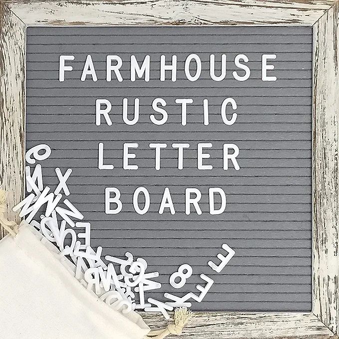 Amazon.com : Felt Letter Board Letters Numbers 10x10 Inch, First Day School Sign Classroom Decor,... | Amazon (US)