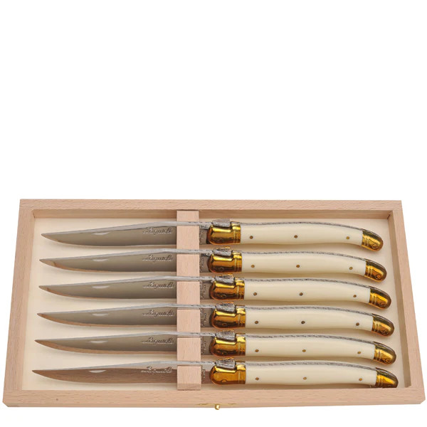 Knives in Ivory Acrylic, Set of 6 | Over The Moon
