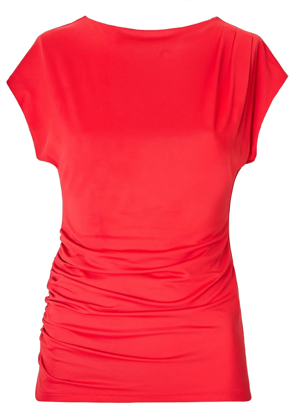 Little Mistress Red Ruched Top by Vicky Pattison | Matalan (UK)