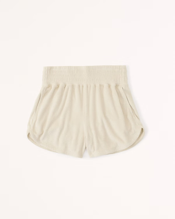 Women's Dolphin-Hem Terry Shorts | Women's New Arrivals | Abercrombie.com | Abercrombie & Fitch (US)