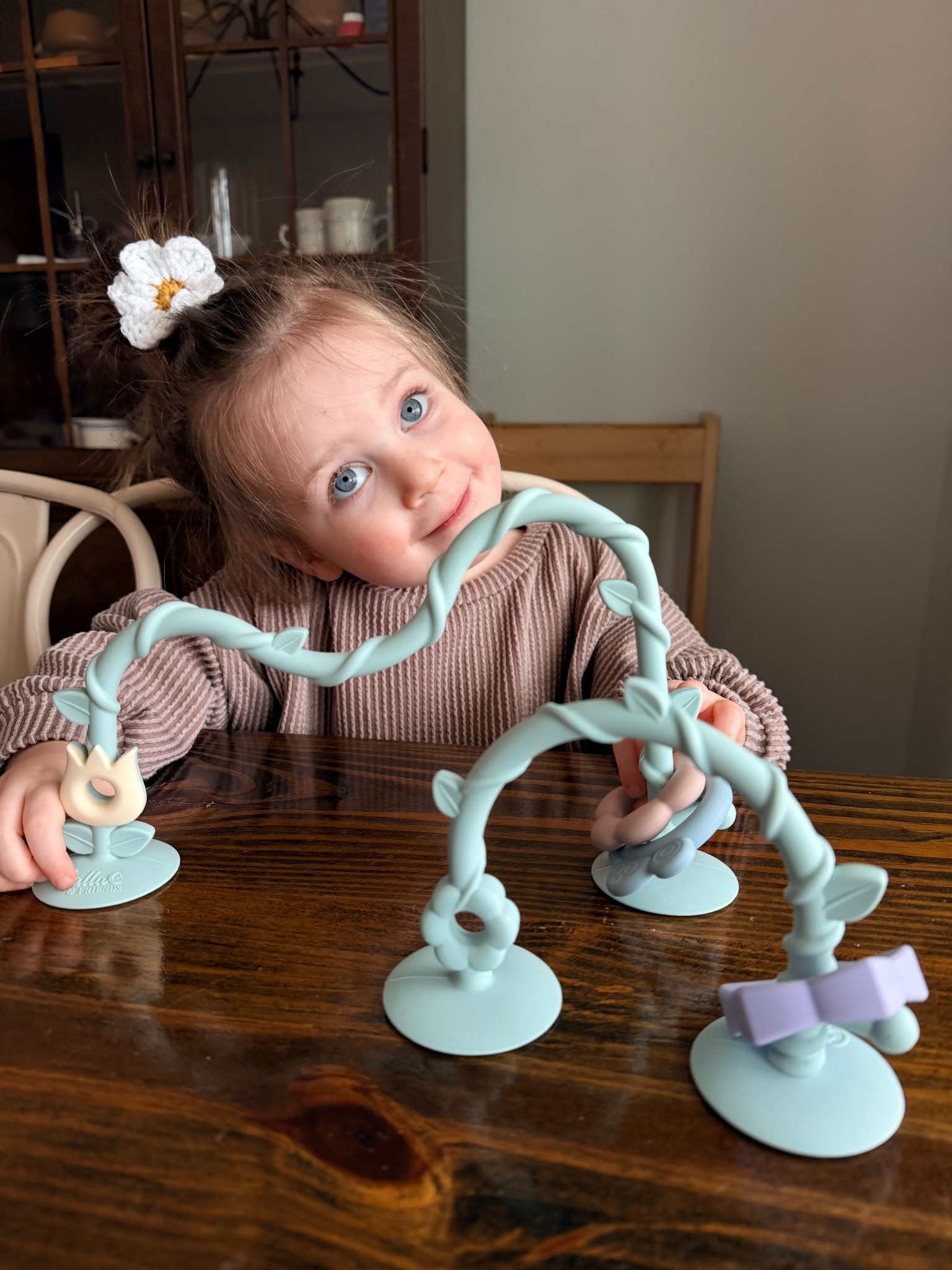 The cutest suction toy to keep your babies entertained at restaurants, or anywhere! So easy to just throw in your back and break out when the food starts flying at the table 🤪 

Use code LITTLEKINGS to save on all your @Calla & Friends purchases!

#LTKmomlife #LTKKids #LTKBaby