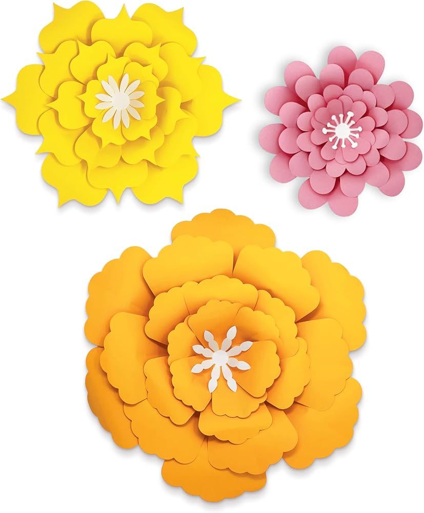 Carson Dellosa Creatively Inspired 3D Flower Bulletin Board Decorations, Orange, Yellow, and Pink... | Amazon (US)