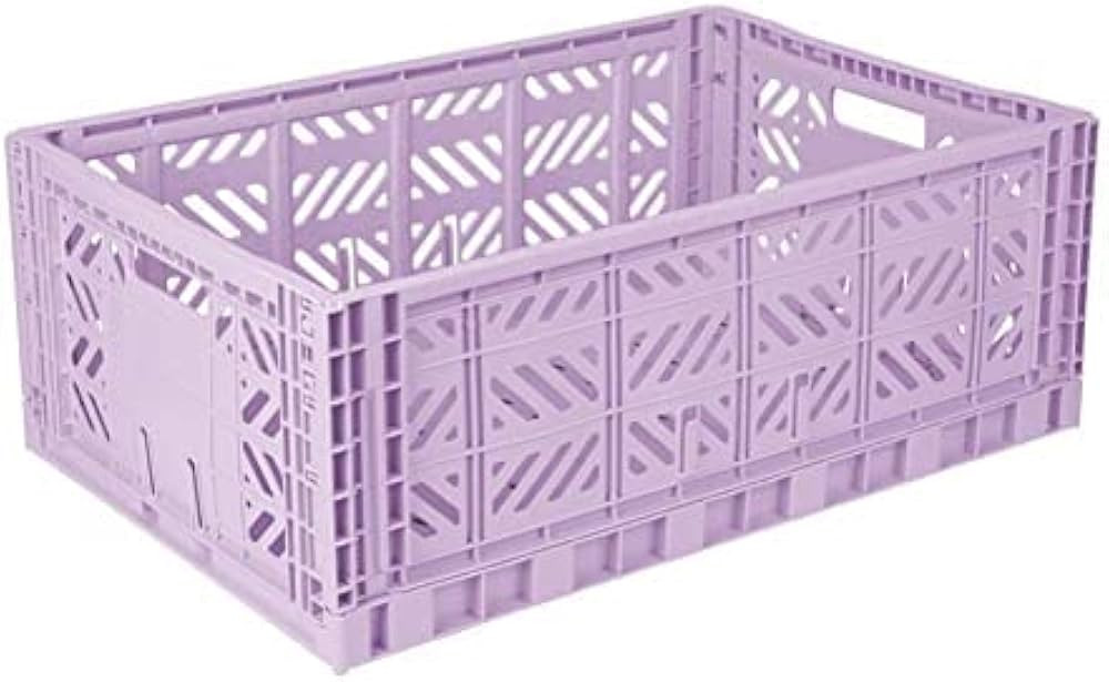 AYKASA Collapsible Storage Bins, Plastic Crate for Storage, Collapsible Crate, Utility Stackable ... | Amazon (US)