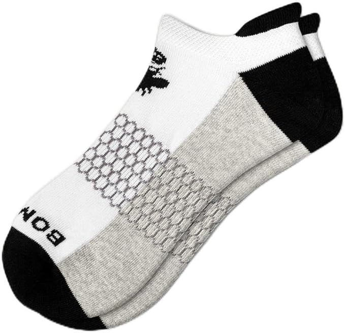 BOMBAS Men's Charcoal Black and White Modern Ankle Socks | Amazon (US)
